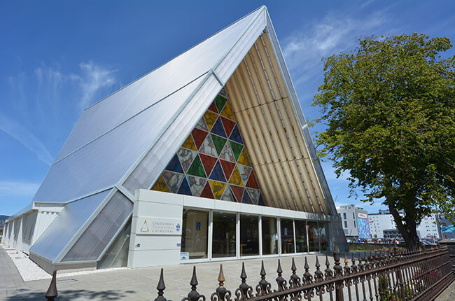 The Transitional Cathedral in Christchurch New Zealand