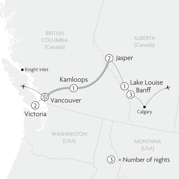 Grand Canadian Rockies Map